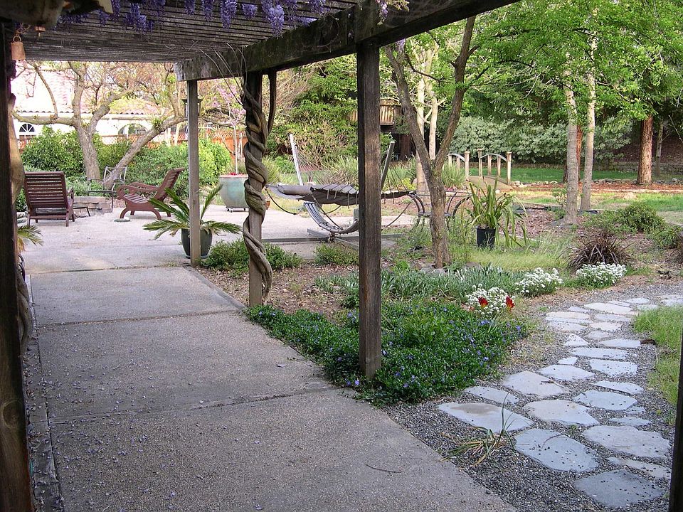 Backyard patio