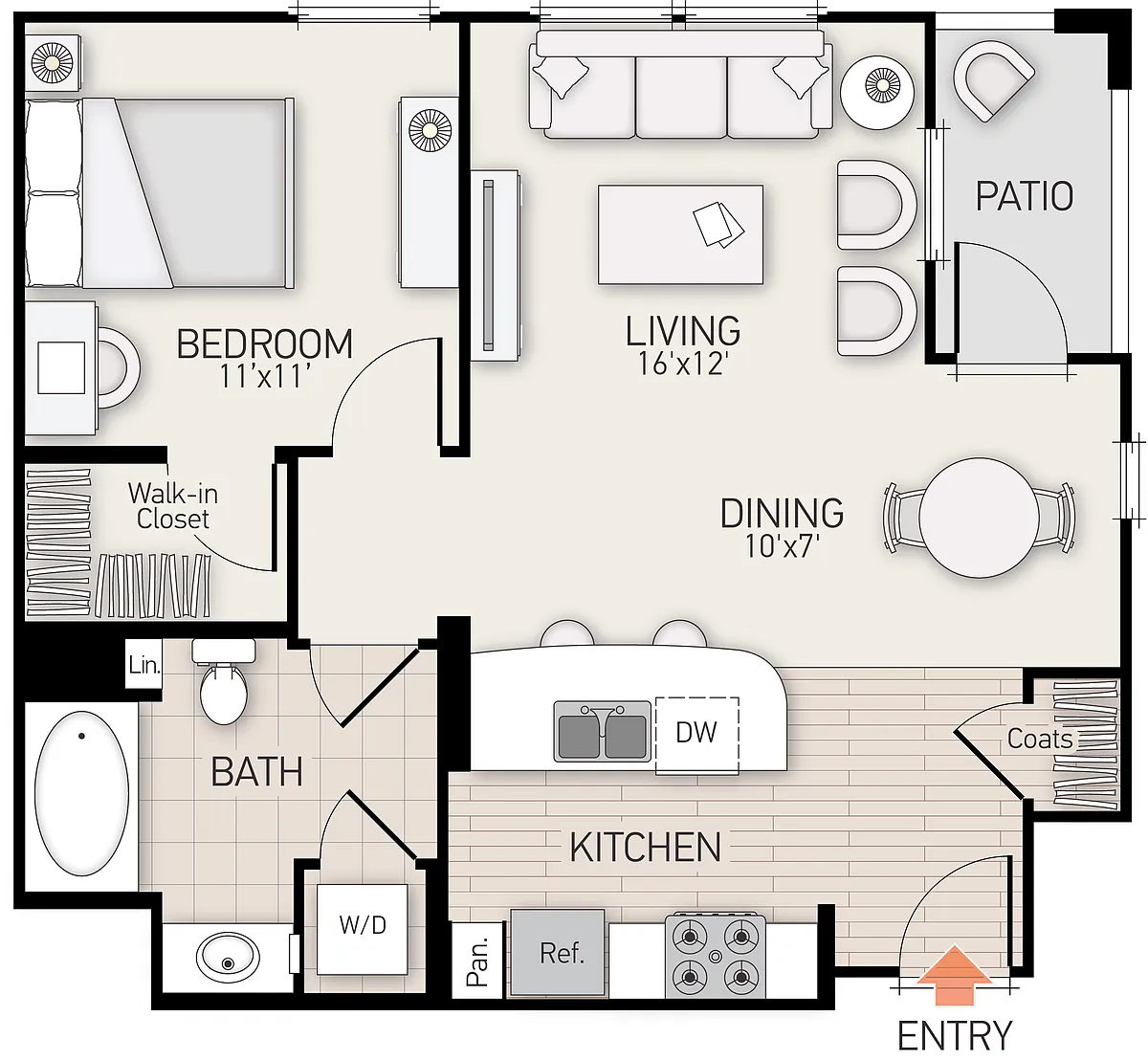 Floor plan Plan B