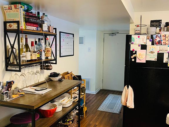 View from Kitchen to second entrance