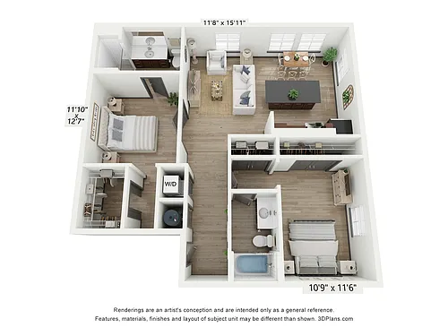Floor plan 2X2 E
