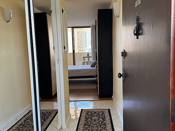 entrance, large closets