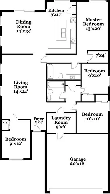 3 bed, 2.0 bath, 1601 sqft, $2,095 — Photo 2