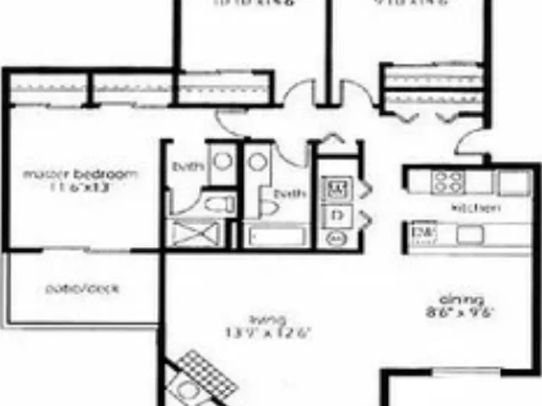 3 Bed 2 Bath Floor Plan 3 Bed 2 Bath Floor Plan
