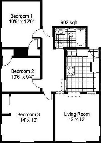 2nd image of 720 Clark St APT 2N