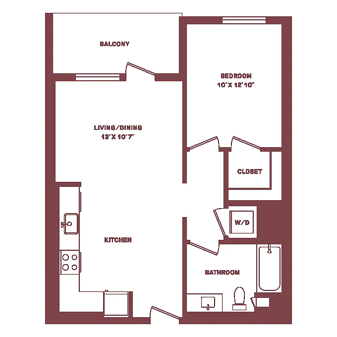 Floor plan A1G-W