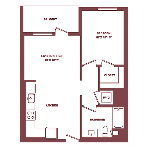 Floor plan A1G-W