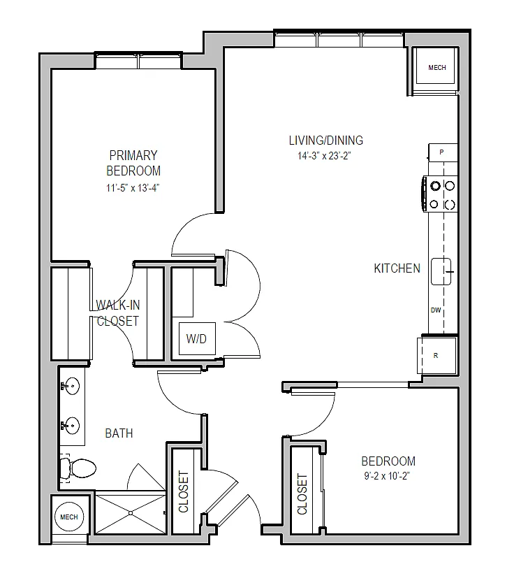 Floor plan B21
