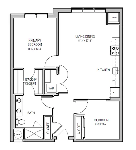 Floor plan B21