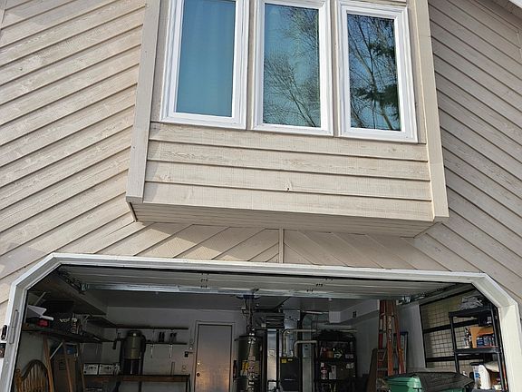 Garage. House entry door straight ahead. Keypad code, plus garage door opener available for $50 refundable deposit.