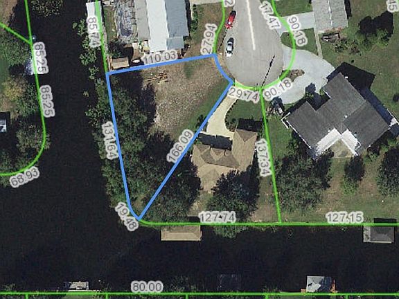 Lake Grassy Canal Front Cul-de-sac Lot with 145' Waterfront