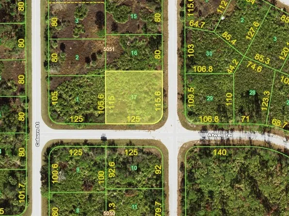 7338 ATWELL TERRACE LOT 17, PORT CHARLOTTE, FL 33981