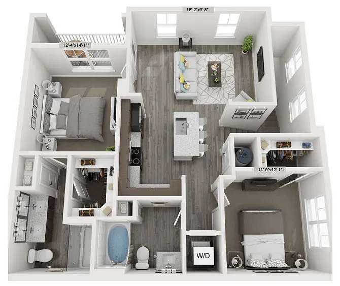 Floor plan Pearl Townhome
