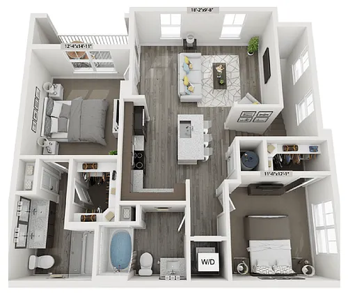 Floor plan Pearl Townhome
