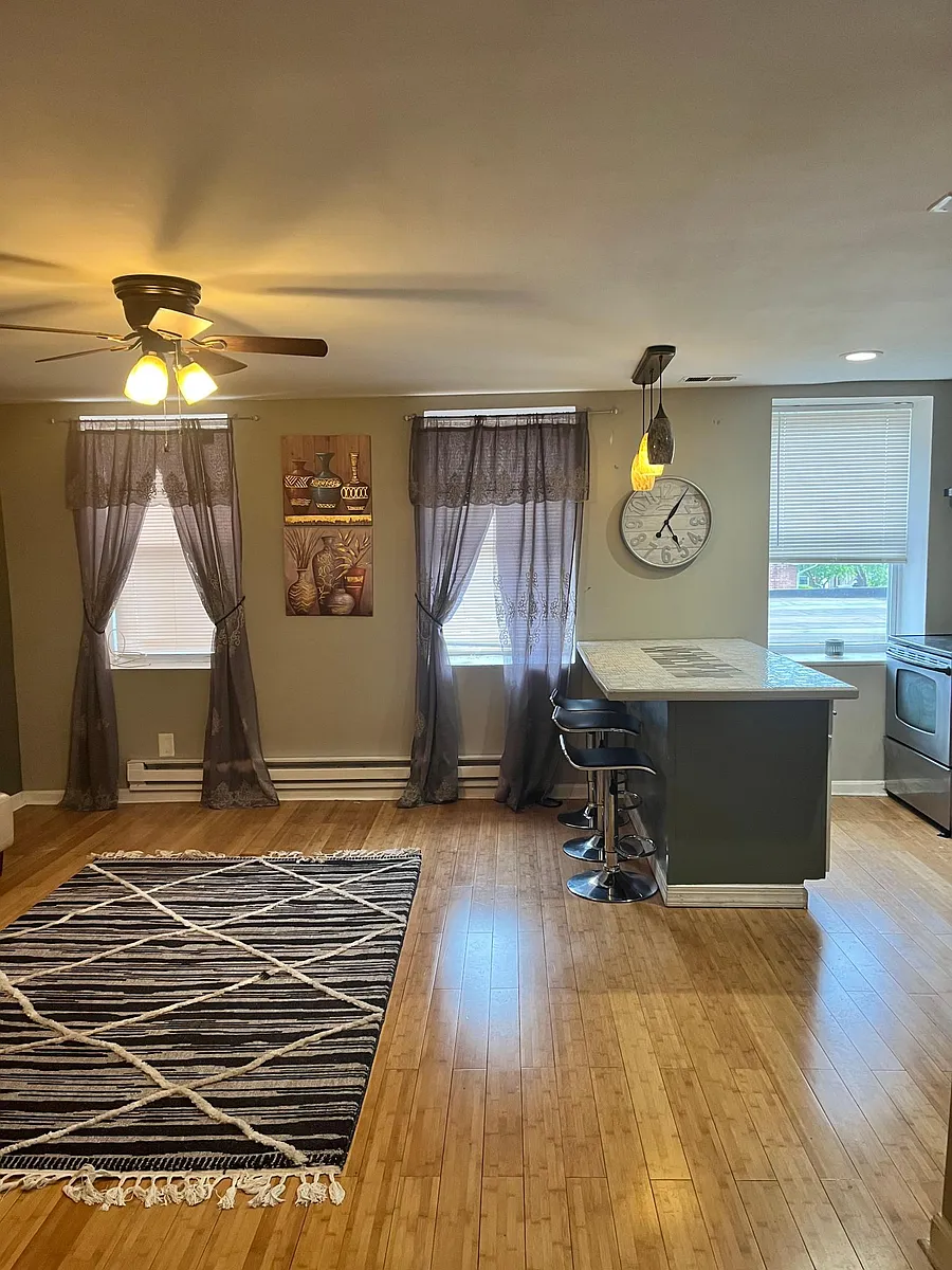 Livingroom and Island - 3319 Liberty Heights Ave #104