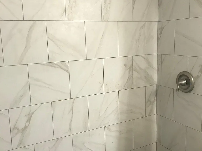 Beautiful Tiled Shower in Master Bath