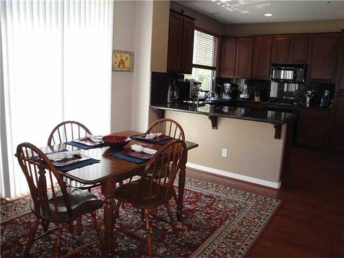 Kitchen and dining area
