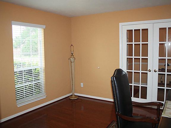 Study with French doors.