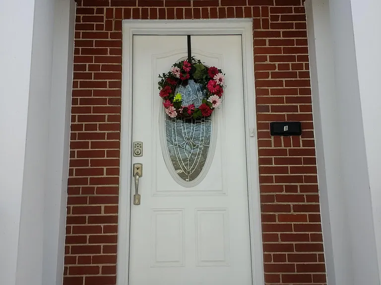 Front door.