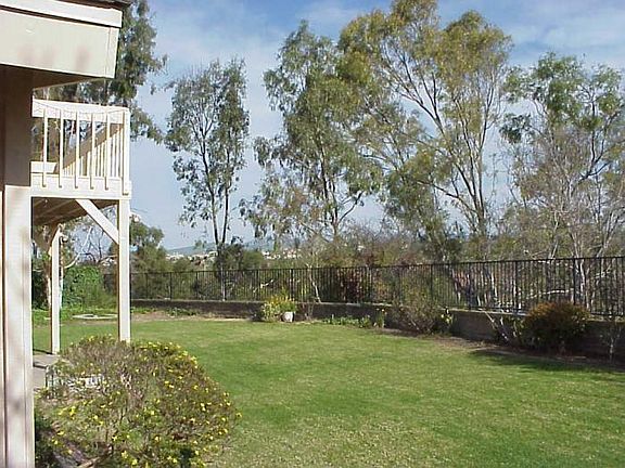 Backyard and views