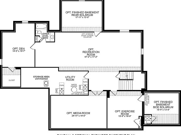 Optional Expanded Basement