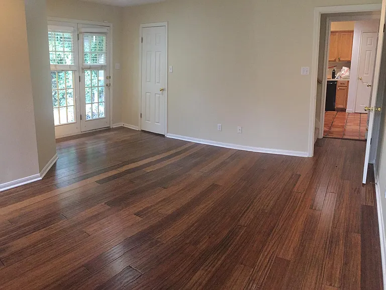 Master bedroom with french doors