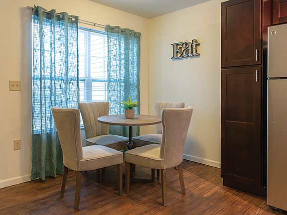 An inviting spot for meals, conversation, or quiet moments.