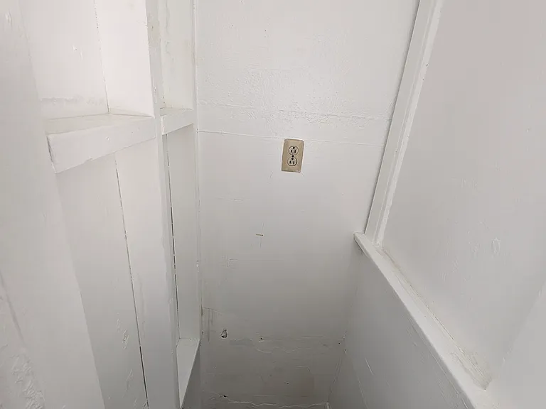 Bathroom storage.