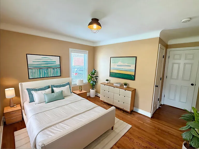 Bedroom 2 on main- Virtually staged to show possibilities