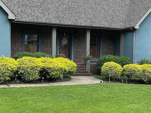 Large covered porch