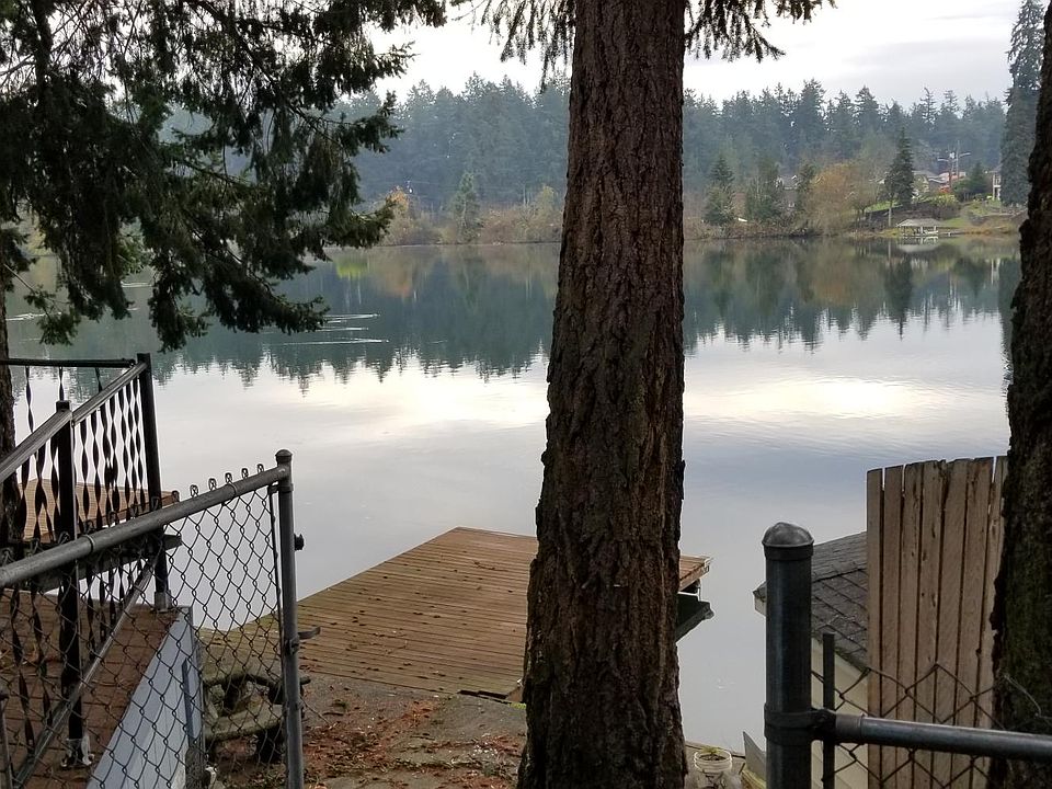 View of Spanaway Lake and private shared dock