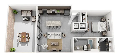 Floor plan Foundry - Ice House