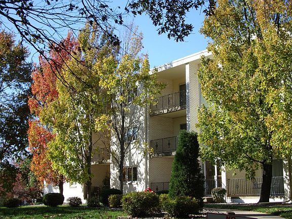 Front of the building in fall