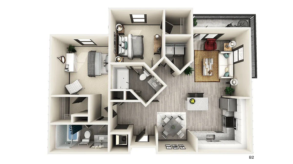 Floor plan B2