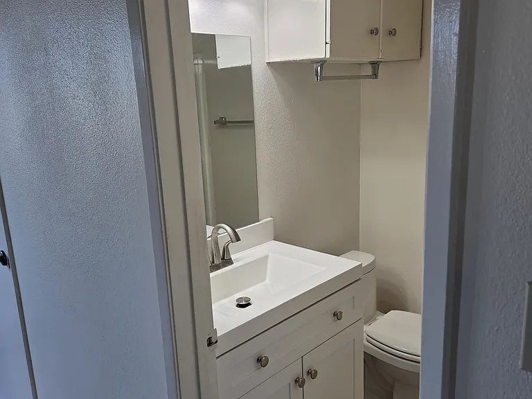 An example of the bathroom area