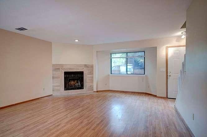 Living room and entry.