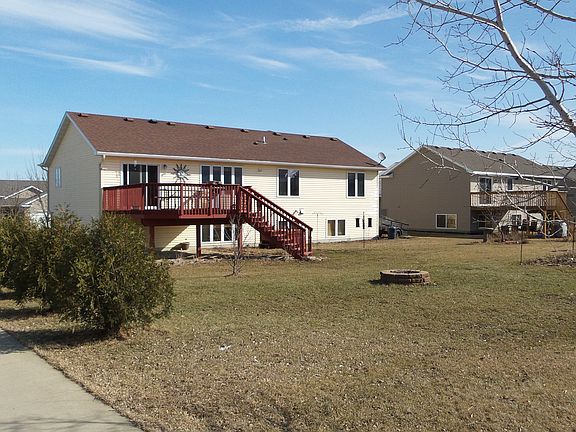 rear of home with deck
