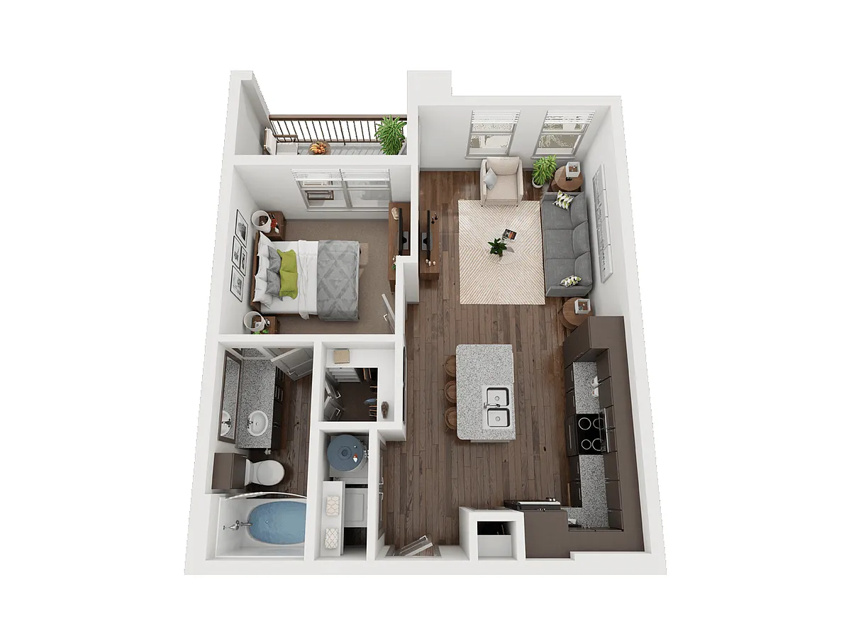 Floor plan A1A