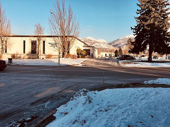 Library across the street 
