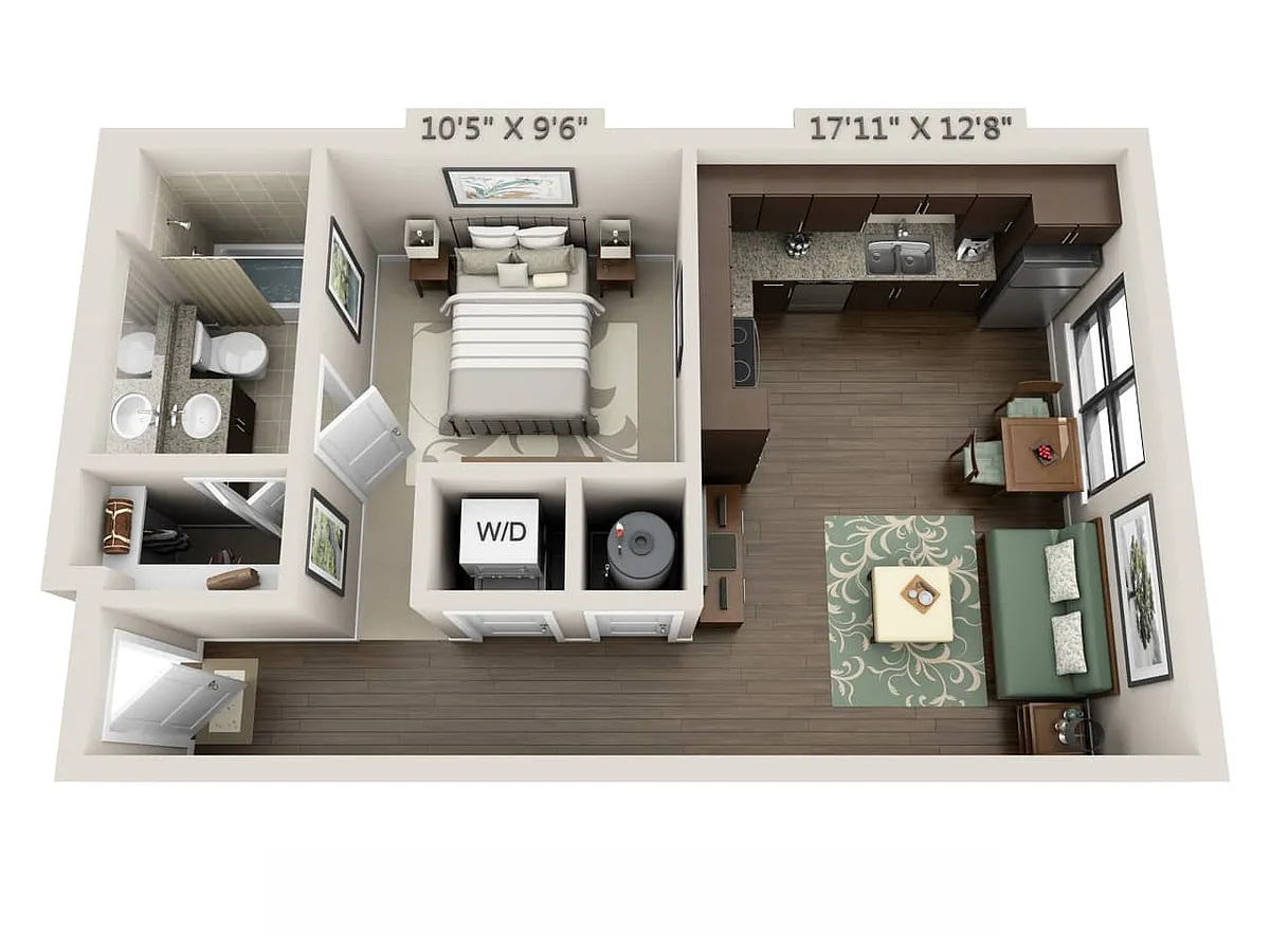 Floor plan Begin (E1A)
