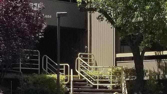 Secured Front entrance with buzzed entry