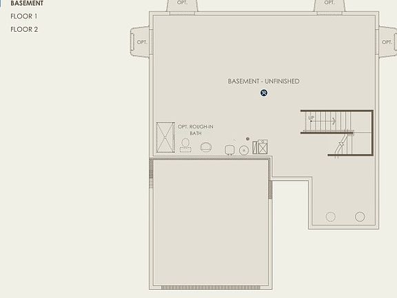 Newberry Floor Plan, Quick Move-In Home, Basement