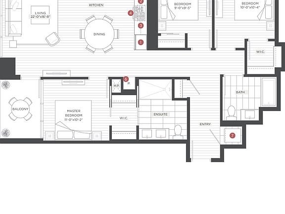 5th image of 220 W Hill St #1111