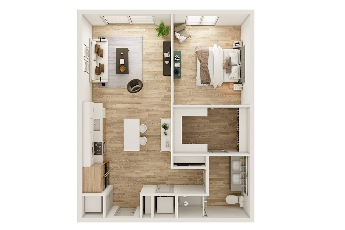 Floor plan A2-A
