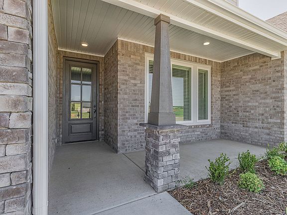 Front porch. Finishes vary