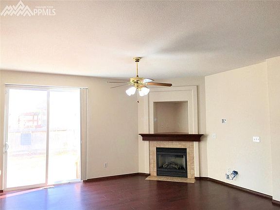 Living room, with walk out to the back patio