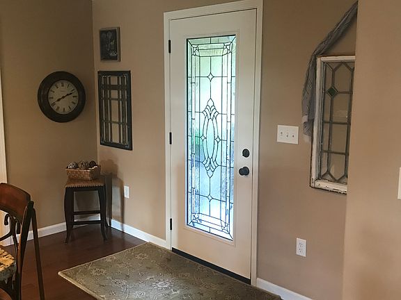 Door leading to back porch