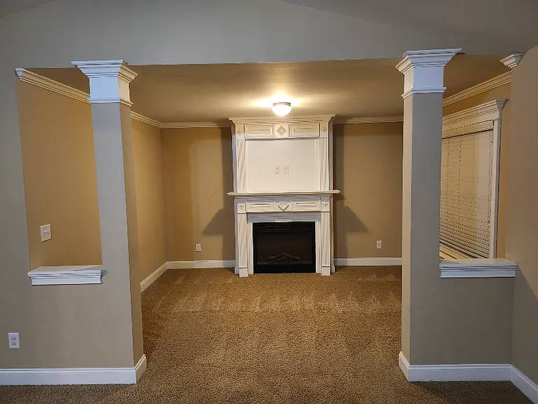 Master Bedroom sitting area with fireplace