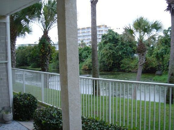 Front view looking east