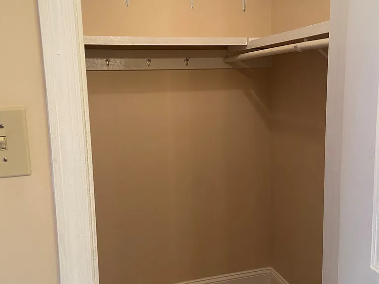 Master walk-in closet