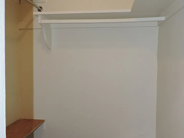 Small walk-in closet